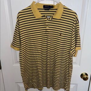 Polo by Ralph Lauren Yellow Striped Men's Shirt